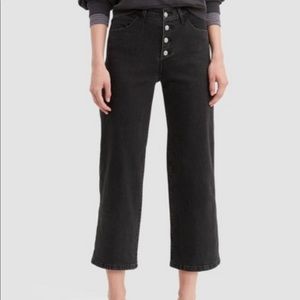 Levi’s Mile high cropped wide leg jeans